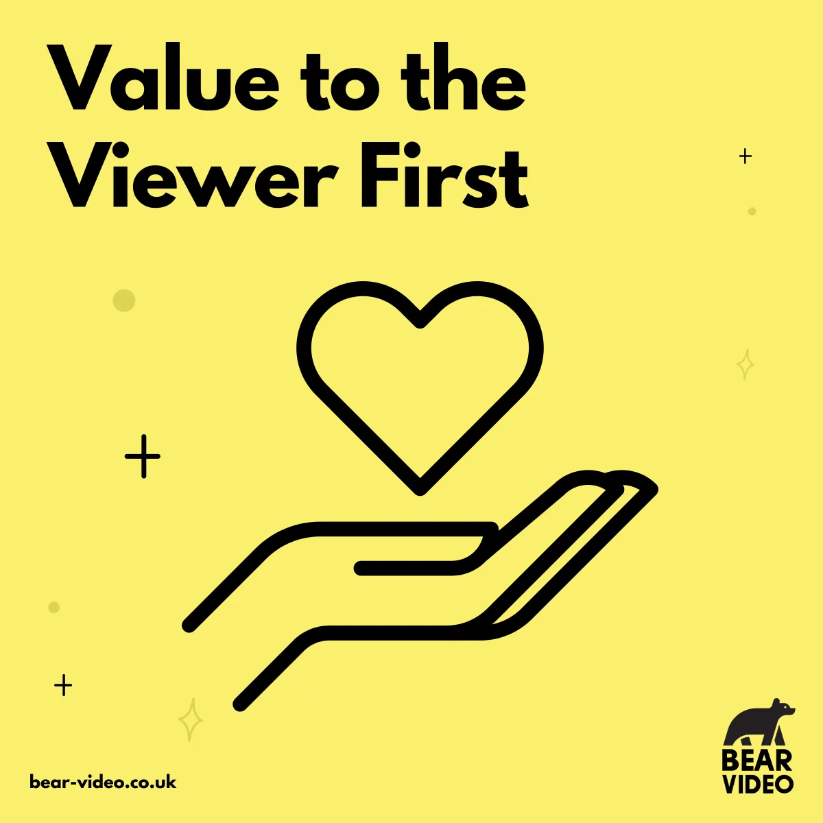 Value to the Viewer First